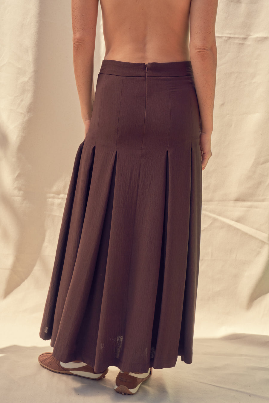 Brown Polo Lounge Skirt