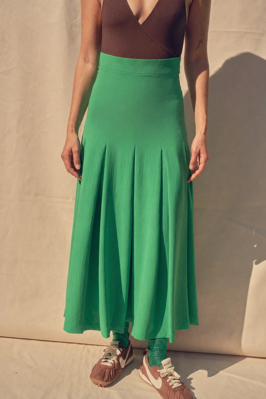 Polo Lounge Pleated Skirt