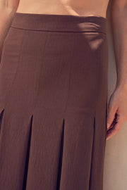 Brown Polo Lounge Skirt