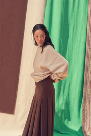 Brown Polo Lounge Skirt